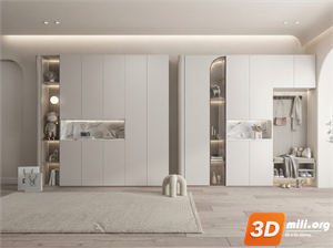 Decorative cabinet Skp Files